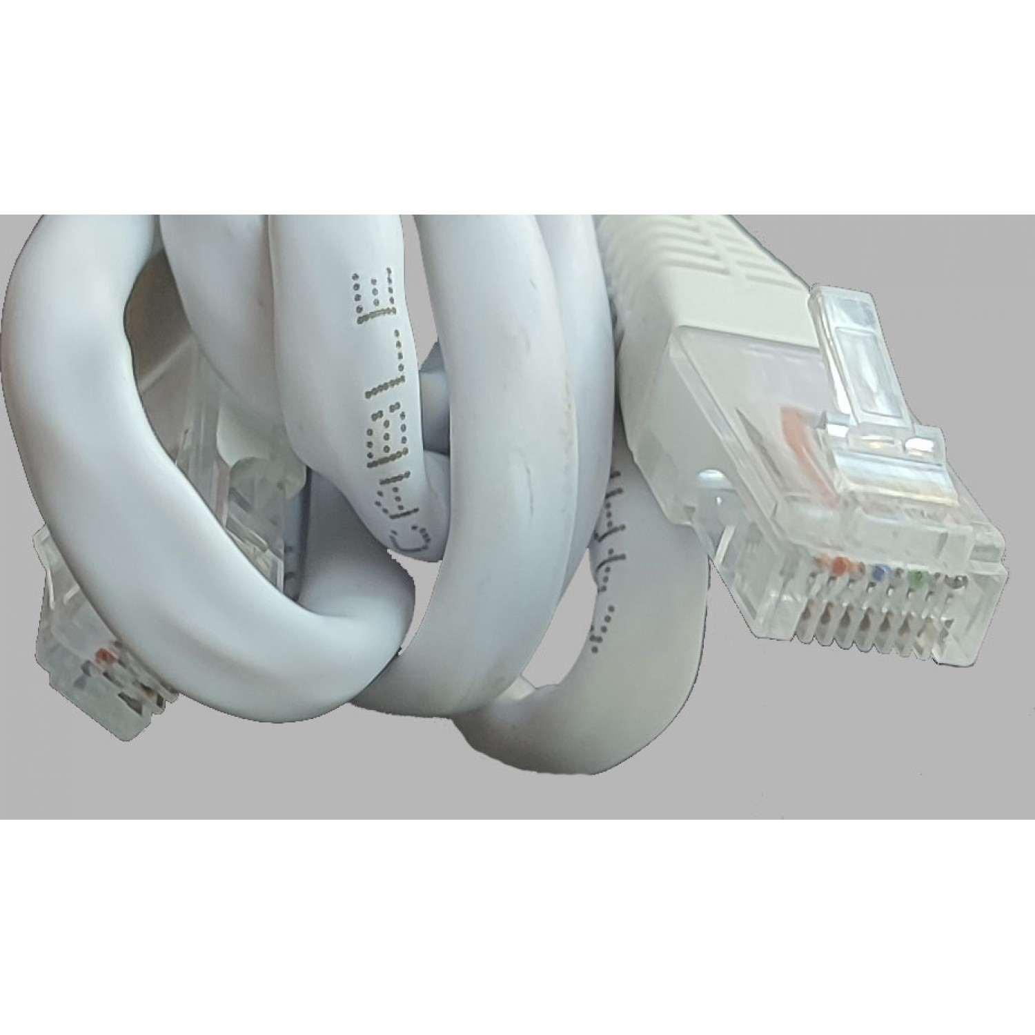 CABLE LAN PARA CONEXIÓN DE INTERNET / BLANCO / NEGRO / ( 2 METROS) / NUMERO DE PARTE 312-10071-01 / 312-50001-01 / 24AWG/4P CAT.5E / K0221K101V / K0221K101U / EN LA COMPRA POR MAYOREO MEJORAMOS EL PRECIO - Imagen 2